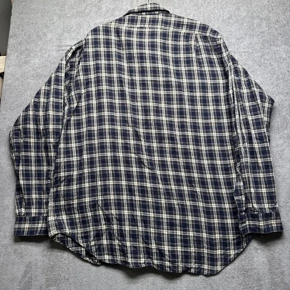 Polo Ralph Lauren G.I. Shirt XL Plaid Cotton Button Up Workwear Rugged Style - Picture 9 of 10